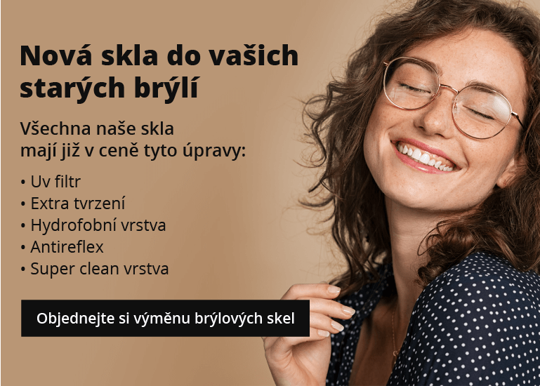 Výměna skel ve Vašich starých brýlích