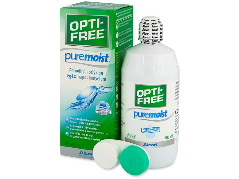 Roztok OPTI-FREE PureMoist 300 ml  - Čistící roztok