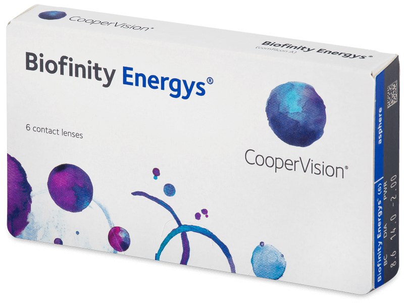 Biofinity Energys (6 čoček) - Měsíční kontaktní čočky