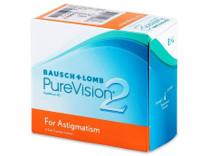 PureVision 2 for Astigmatism (6 čoček) Torické (astigmatické) kontaktní čočky - PureVision 2 for Astigmatism (6 čoček)