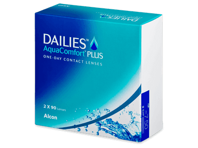 Dailies AquaComfort Plus (180 čoček) - Jednodenní kontaktní čočky