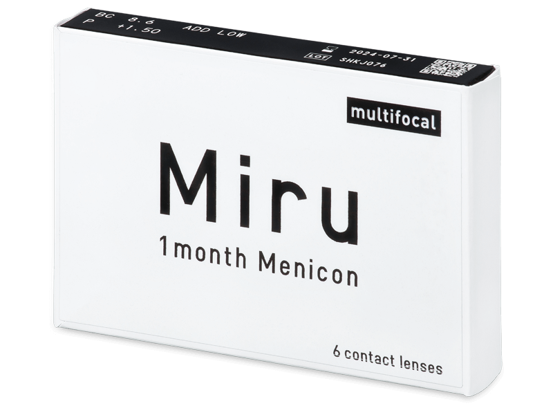 Miru 1month Menicon multifocal (6 čoček) - Multifokální kontaktní čočky