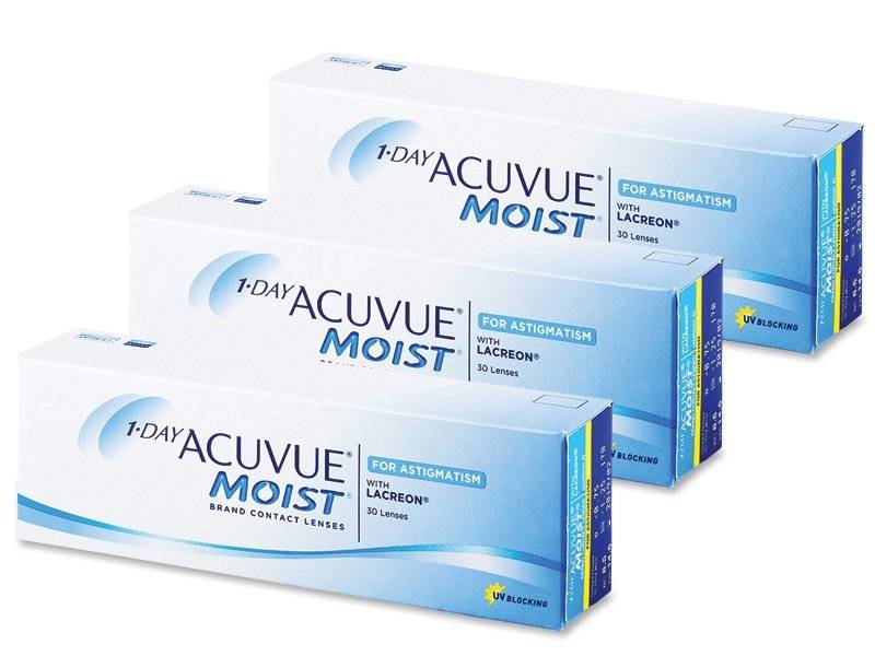 1 Day Acuvue Moist for Astigmatism (90 čoček) - 