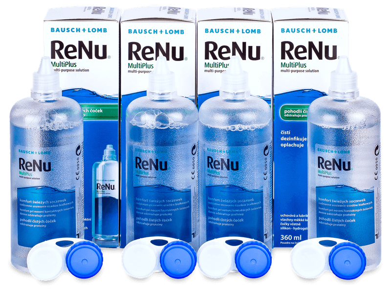 Roztok ReNu MultiPlus 4 x 360 ml