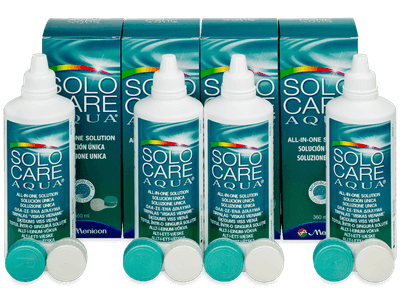 Roztok SoloCare Aqua 4x 360 ml
