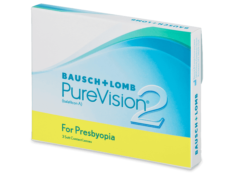 PureVision 2 for Presbyopia (3 čočky) - Multifokální kontaktní čočky