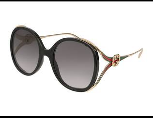 Gucci GG0226S-001 Oválné sluneční brýle - Gucci GG0226S-001