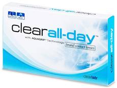 Clear All-Day (6 čoček) Měsíční kontaktní čočky - Clear All-Day (6 čoček)