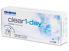 Clear 1-Day (30 čoček) Jednodenní kontaktní čočky - Clear 1-Day (30 čoček)