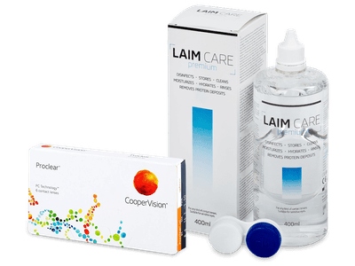 Proclear Sphere (6 čoček) + roztok Laim Care 400ml