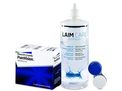PureVision (6 čoček) + roztok Laim Care 400ml