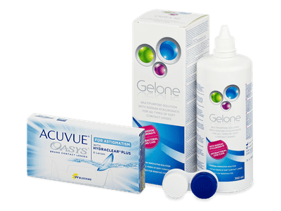 Acuvue Oasys for Astigmatism (6 čoček) + roztok Gelone 360 ml