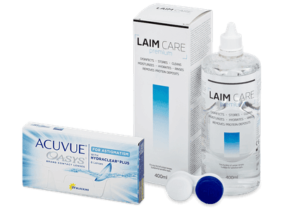 Acuvue Oasys for Astigmatism (6 čoček) + roztok Laim Care 400ml