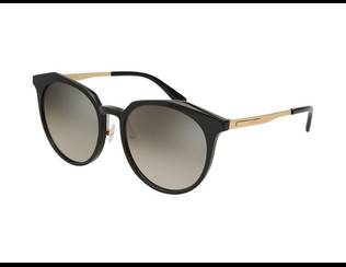 Alexander McQueen MQ0108SK 001 Oválné sluneční brýle - Alexander McQueen MQ0108SK 001