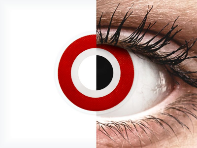 ColourVUE Crazy Lens - Bulls Eye - nedioptrické (2 čočky)
