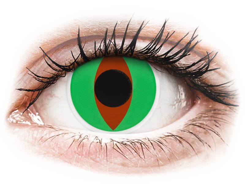 ColourVUE Crazy Lens - Raptor - nedioptrické (2 čočky) - Barevné kontaktní čočky