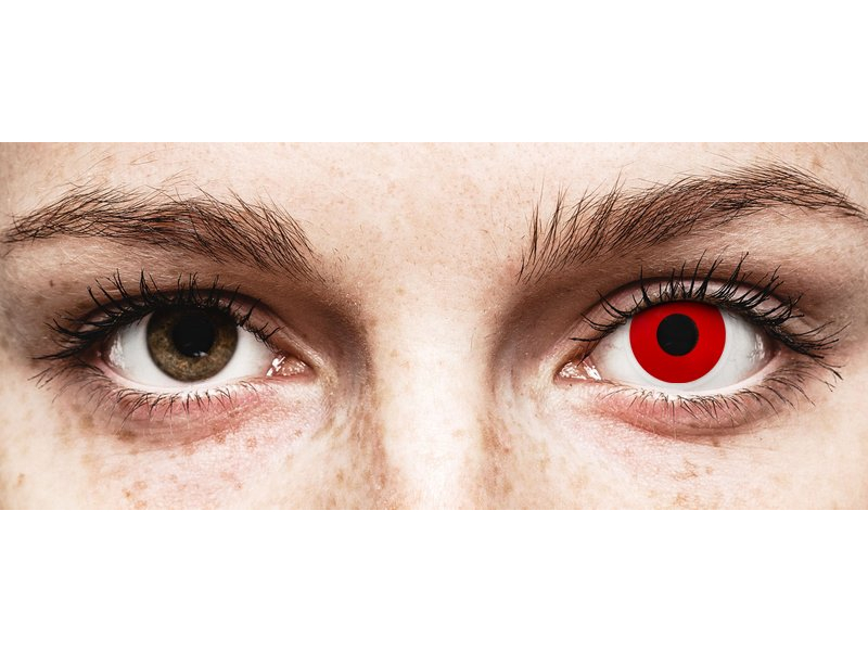 ColourVUE Crazy Lens - Red Devil - nedioptrické (2 čočky)