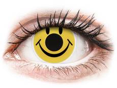 ColourVUE Crazy Lens - Smiley - nedioptrické (2 čočky) Žluté kontaktní čočky - nedioptrické - ColourVUE Crazy Lens - Smiley - nedioptrické (2 čočky)