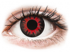 ColourVUE Crazy Lens - Volturi - nedioptrické (2 čočky) Červené kontaktní čočky - nedioptrické - ColourVUE Crazy Lens - Volturi - nedioptrické (2 čočky)