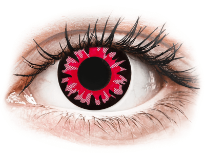 ColourVUE Crazy Lens - Volturi - nedioptrické (2 čočky) - Barevné kontaktní čočky