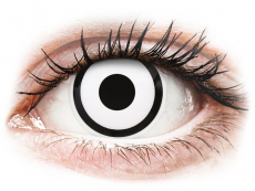 ColourVUE Crazy Lens - White Zombie - nedioptrické (2 čočky) Speciální barevné čočky - nedioptrické - ColourVUE Crazy Lens - White Zombie - nedioptrické (2 čočky)