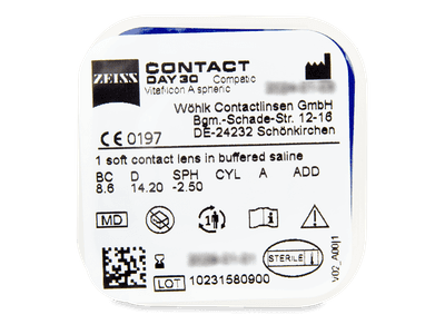 Carl Zeiss Contact Day 30 Compatic (6 čoček) - 