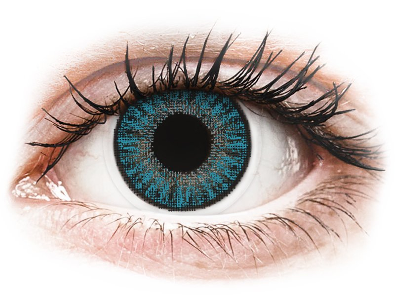 TopVue Color - Blue - dioptrické jednodenní (10 čoček) - Barevné kontaktní čočky