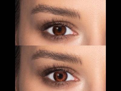 TopVue Color - Brown - dioptrické (2 čočky)