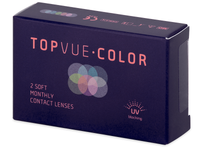 TopVue Color - Grey - dioptrické (2 čočky) - Barevné kontaktní čočky