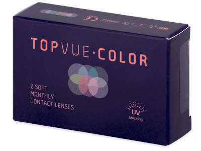 TopVue Color - Grey - nedioptrické (2 čočky) - Barevné kontaktní čočky