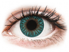 TopVue Color - Turquoise - nedioptrické (2 čočky) Kontaktní čočky TopVue - TopVue Color - Turquoise - nedioptrické (2 čočky)