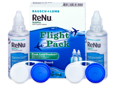 Roztok ReNu MultiPlus Flight Pack 2x60 ml - Čistící roztok
