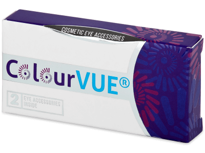 ColourVUE Glamour Aqua - nedioptrické (2 čočky) - Produkt je dostupný také v této variantě balení
