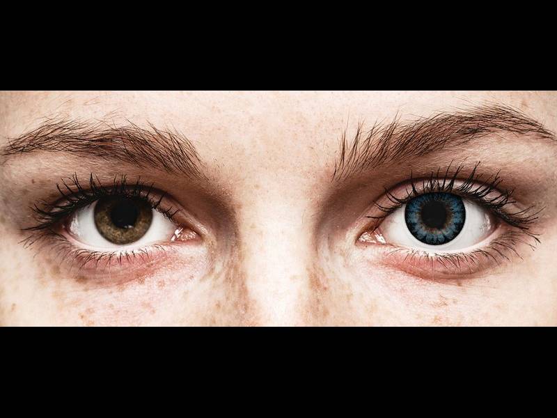 ColourVUE BigEyes Cool Blue - nedioptrické (2 čočky)