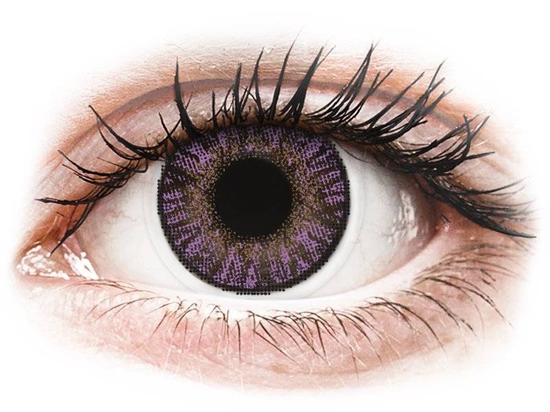 FreshLook ColorBlends Amethyst - dioptrické (2 čočky) - Barevné kontaktní čočky