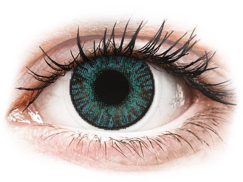 FreshLook ColorBlends Brilliant Blue - dioptrické (2 čočky) - Barevné kontaktní čočky