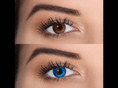 FreshLook ColorBlends Brilliant Blue - dioptrické (2 čočky)