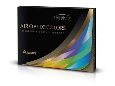 Air Optix Colors - Brilliant Blue - nedioptrické (2 čočky) - Barevné kontaktní čočky