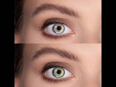 FreshLook Dimensions Sea Green - dioptrické (6 čoček)