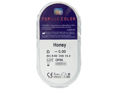 TopVue Color - Honey - nedioptrické (2 čočky) - 