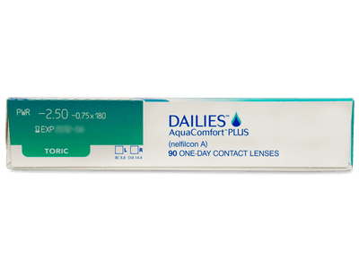 Dailies AquaComfort Plus Toric (90 čoček) - 