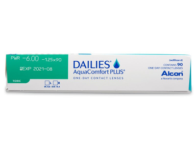 Dailies AquaComfort Plus Toric (90 čoček) -  