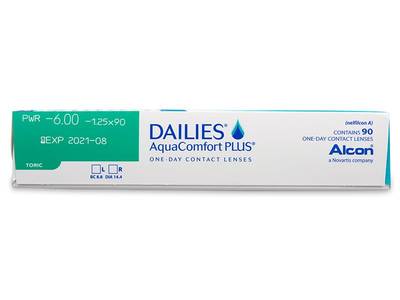 Dailies AquaComfort Plus Toric (90 čoček) - 