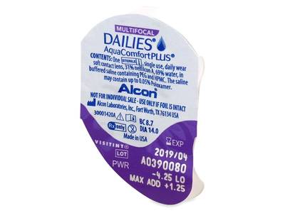 Dailies AquaComfort Plus Multifocal (30 čoček) - 