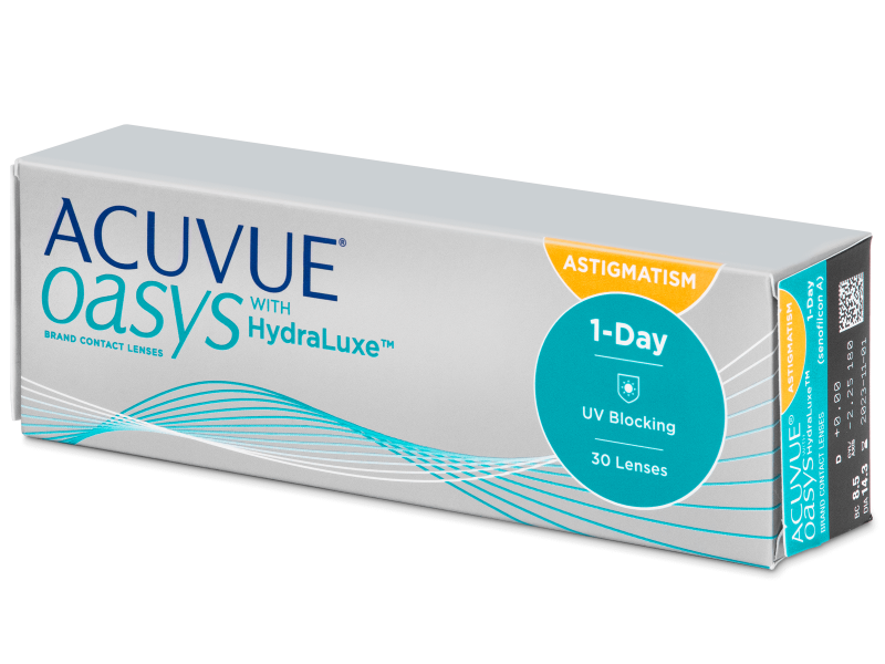 Acuvue Oasys 1-Day with HydraLuxe for Astigmatism (30 čoček) -  