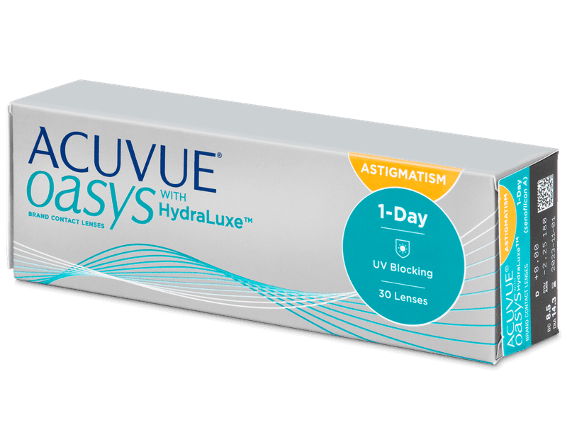 Acuvue Oasys 1-Day with HydraLuxe for Astigmatism (30 čoček) - 