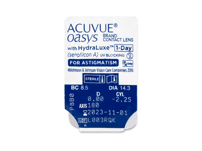 Acuvue Oasys 1-Day with HydraLuxe for Astigmatism (30 čoček) - 