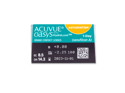 Acuvue Oasys 1-Day with HydraLuxe for Astigmatism (30 čoček) - 