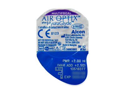 Air Optix plus HydraGlyde Multifocal (6 čoček) - 