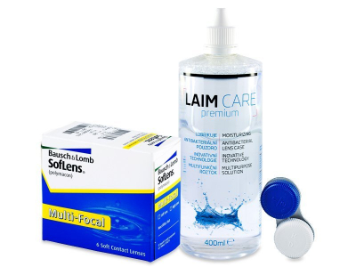 SofLens Multi-Focal (6 čoček) + roztok Laim Care 400 ml
